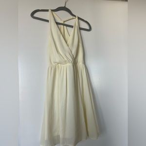 Never worn - egg shell mini dress